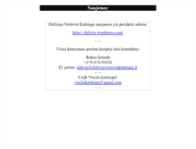 Tablet Screenshot of naujienos.didysisvestuviukatalogas.lt